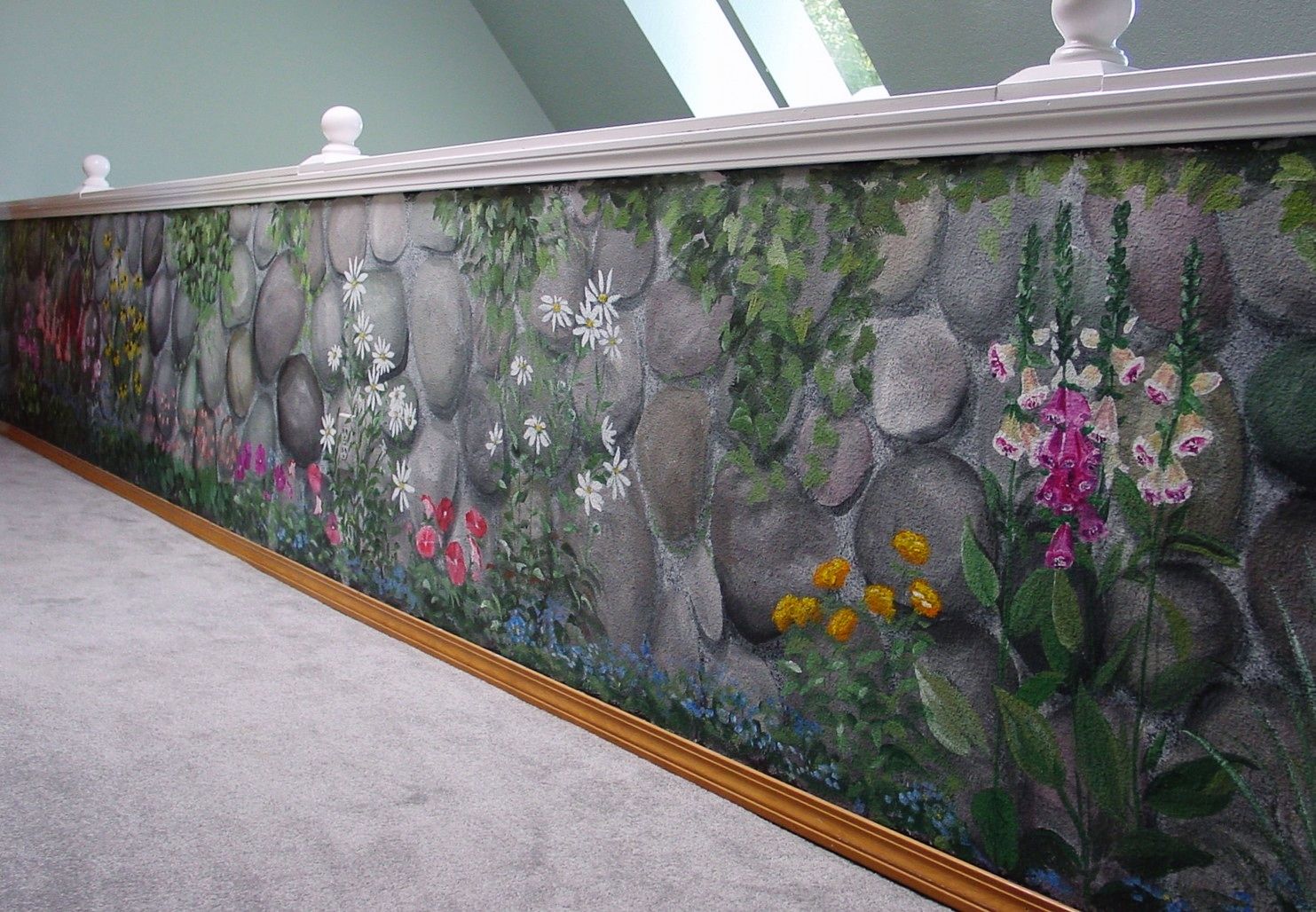 Vegetable Garden Fence Mural