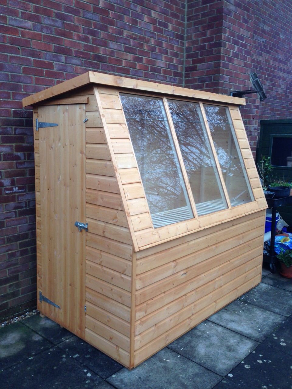 Swallow Jay X Wooden Potting Shed Greenhouse Stores