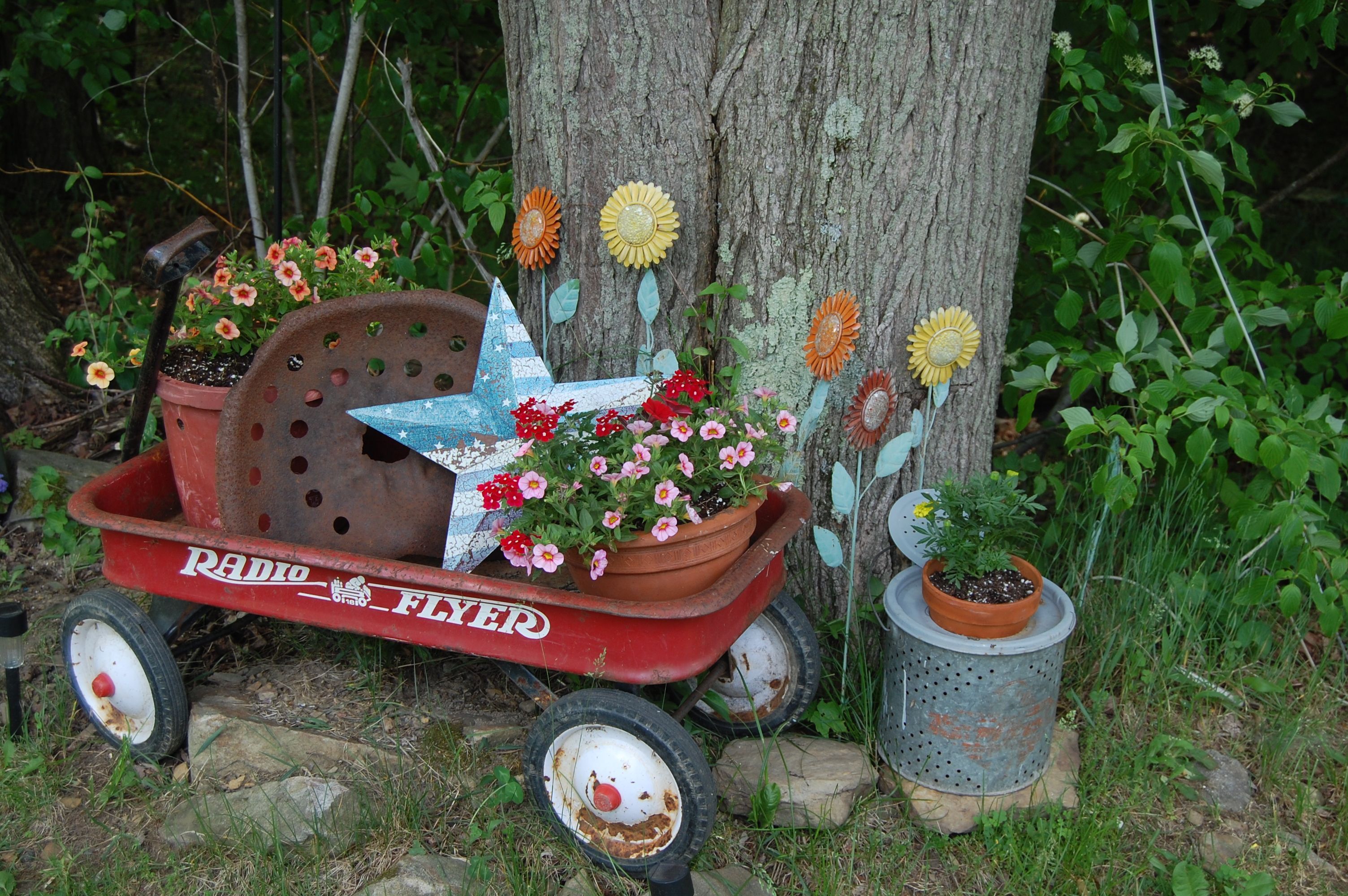 This Beautiful Large Flower Cart