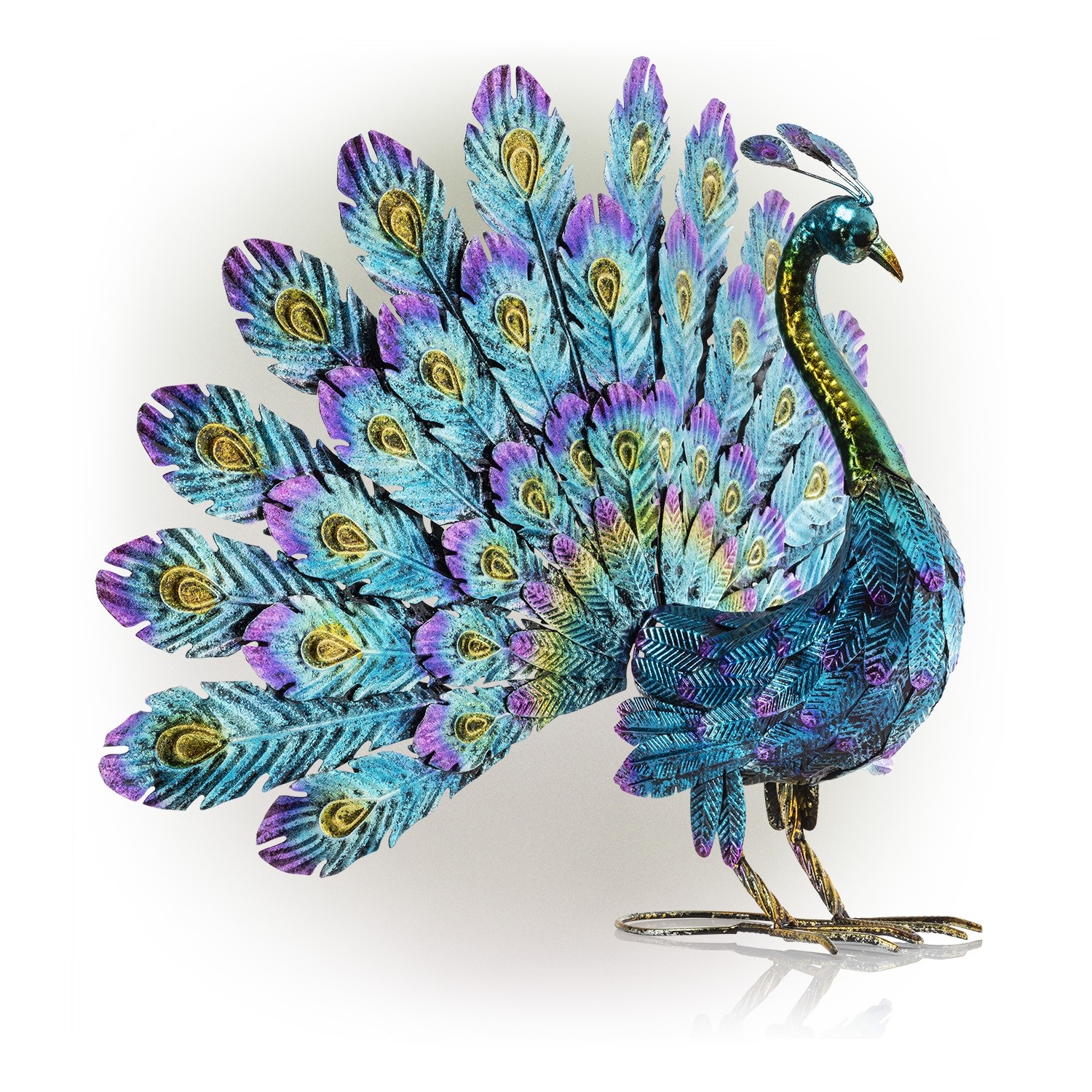 Peacock Garden Decorative Centerpiece Bowl