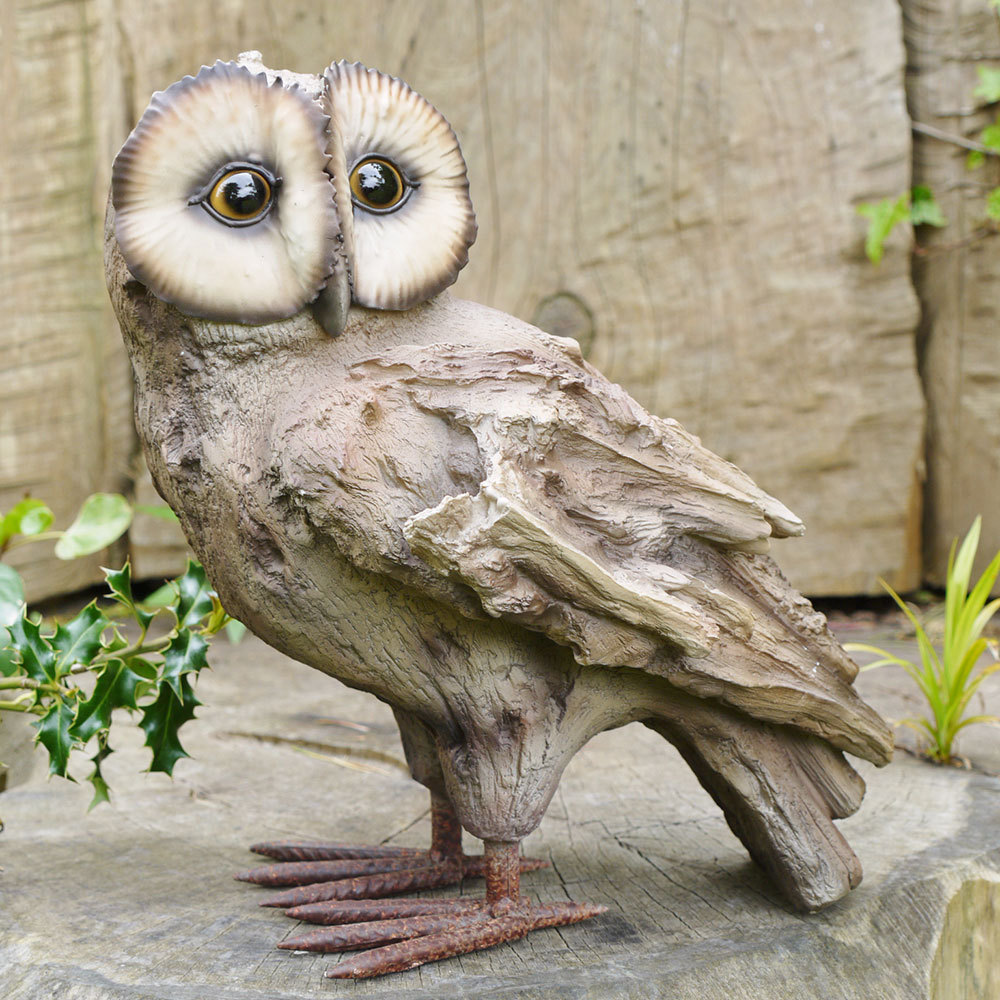Pc Colors Home Garden Decoration Outdoor Resin Owl Ornament Garden