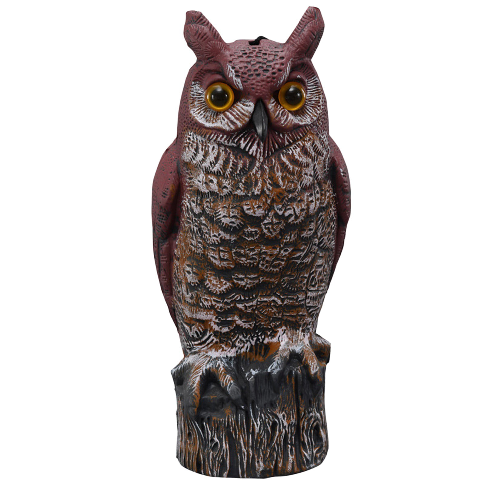 Standing Antique Bronze Owl Garden Ornament