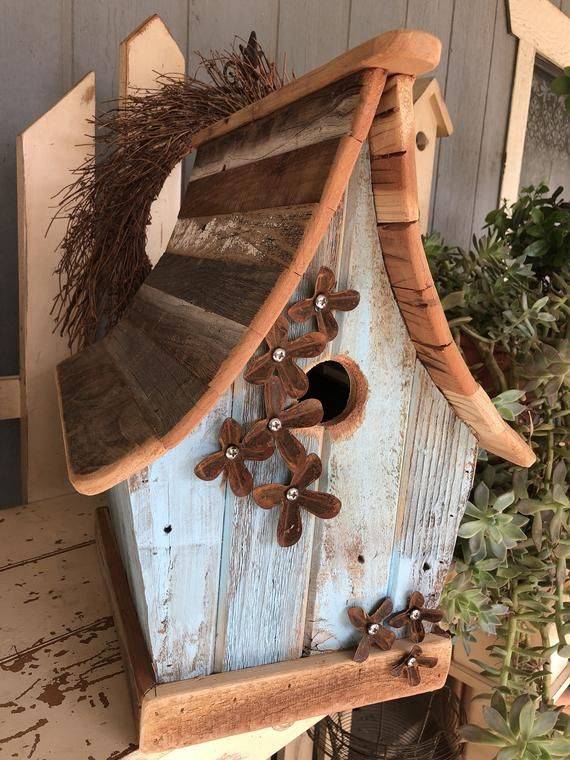 Birdhouse Metal Birdhouse Reclaimed Objects Birdhouse