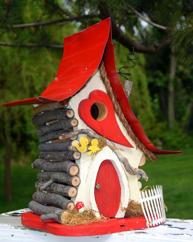 Galvanized Metal Birdhouse
