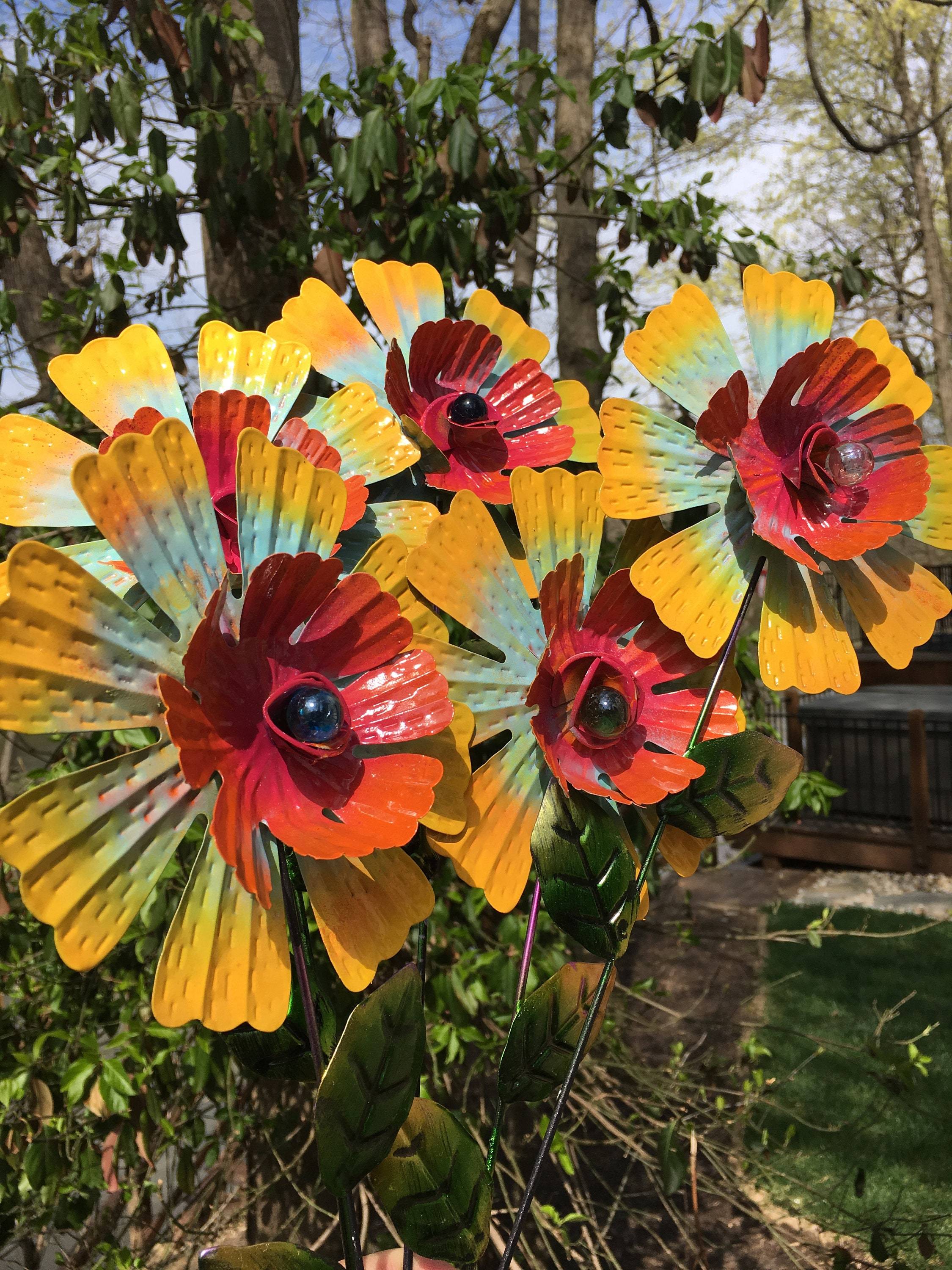 Metal Garden Flower