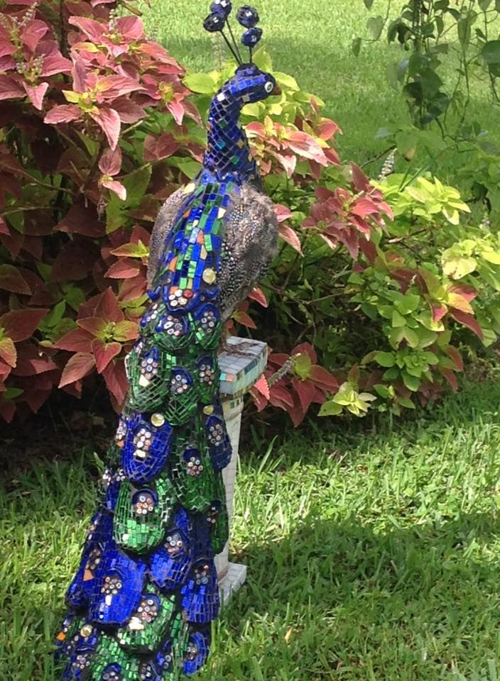 Mosaic Totem Pole Mosaic Garden Art