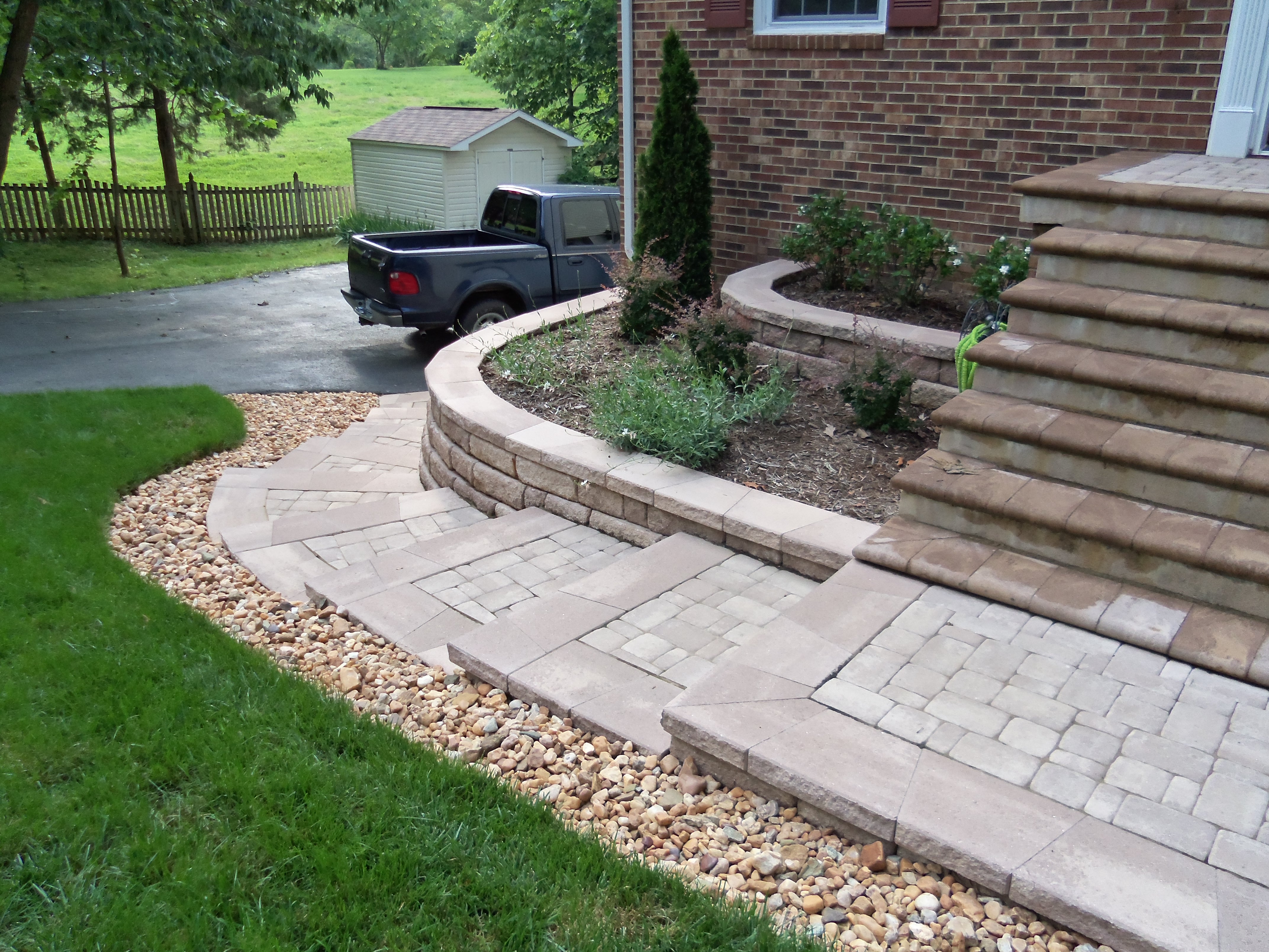 Baird Sons Pavers Paver Walkways Walkway Landscaping