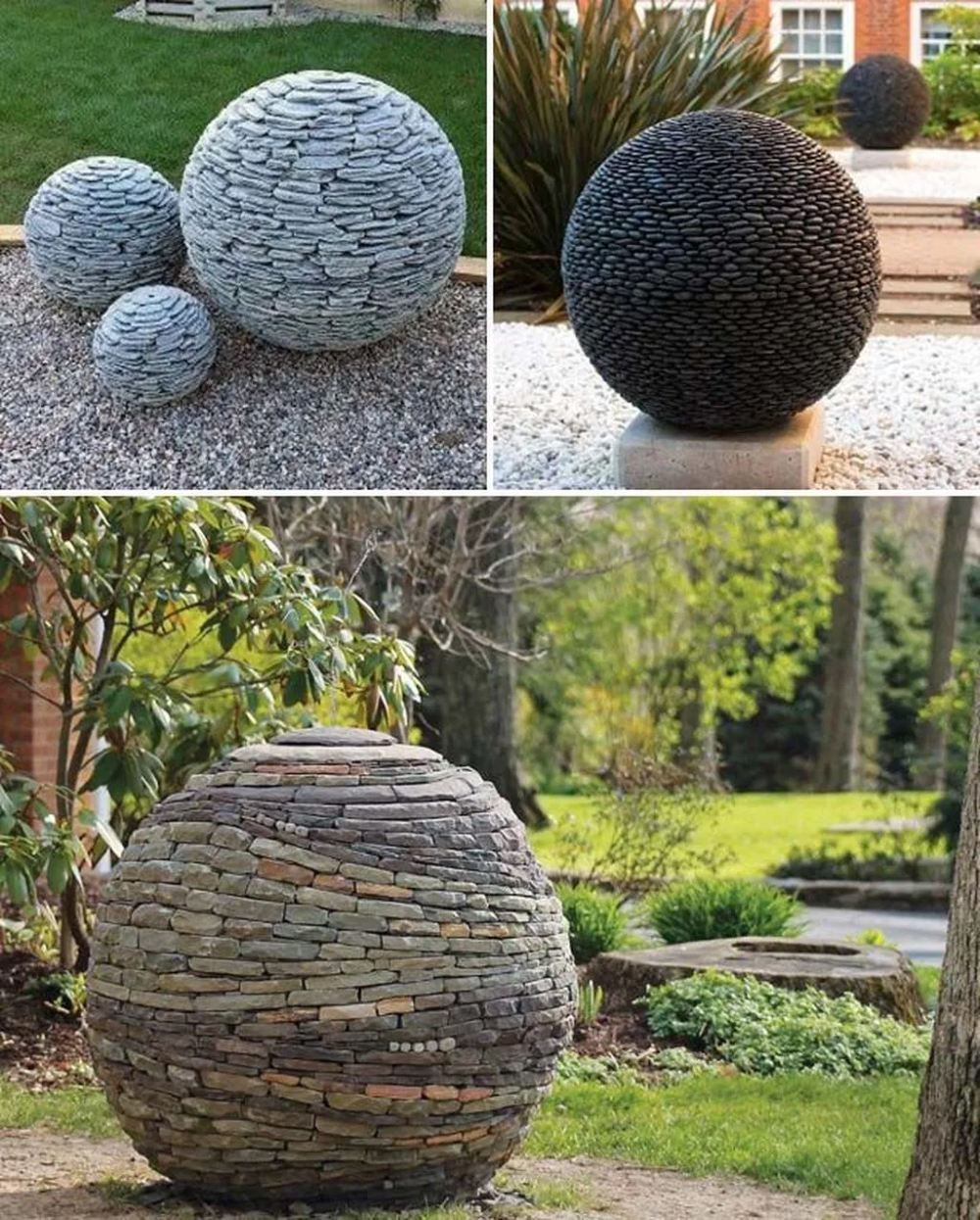 Diy Concrete Garden Spheres Weekend Yard Work Series