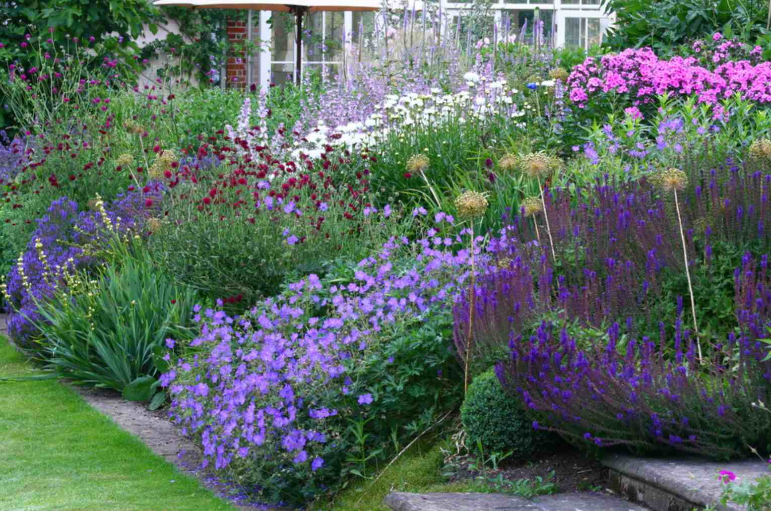 Formal Perennial Garden Images