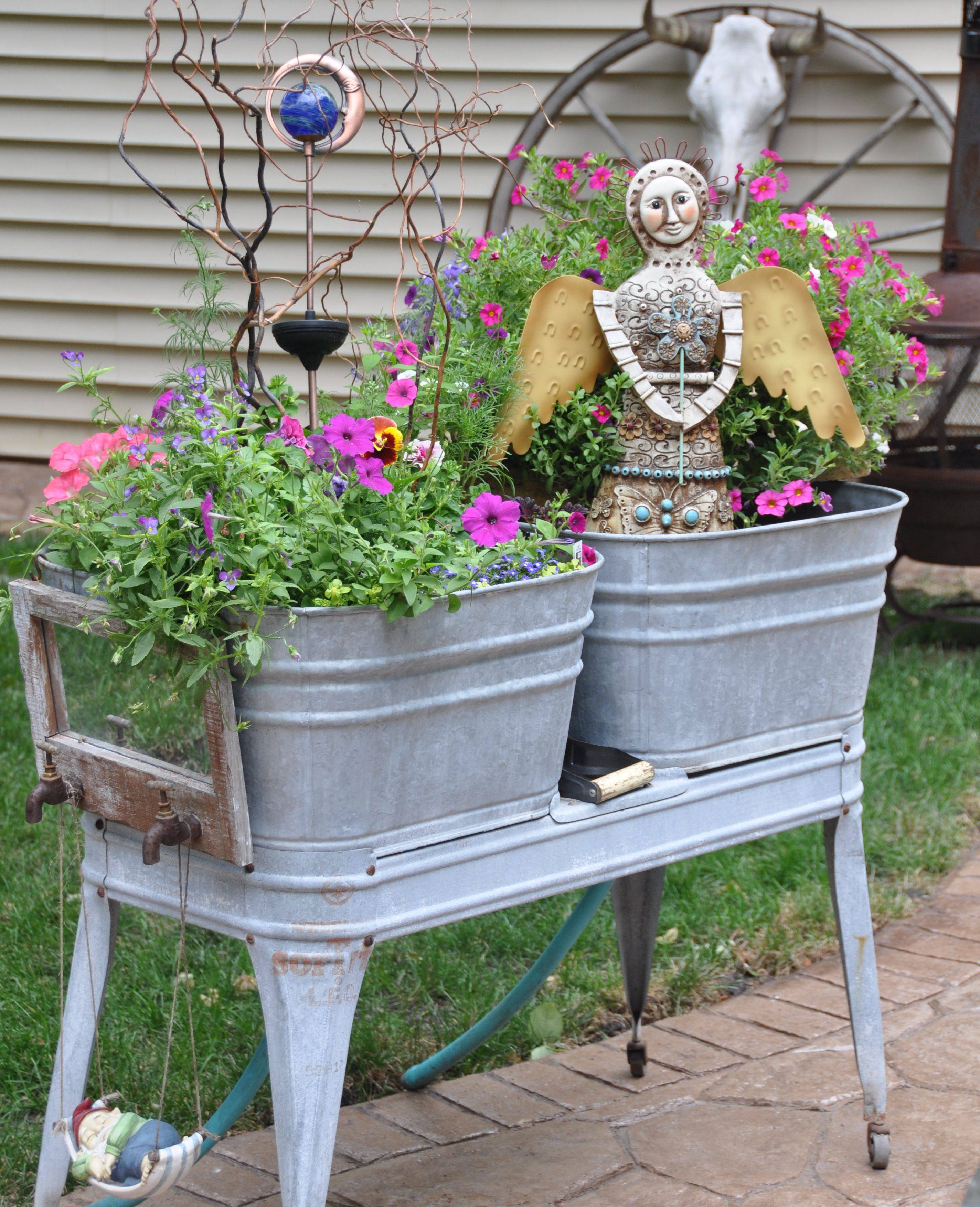 25 Galvanized Tub Garden Ideas You Must Look SharonSable