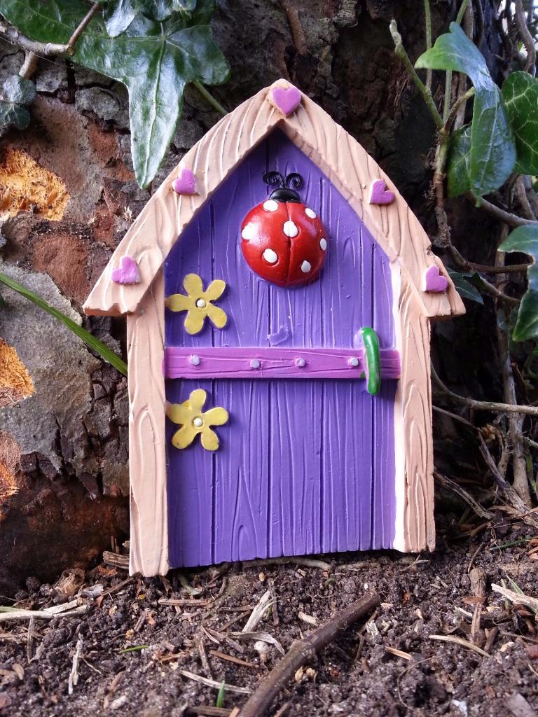 Mini Fairy Door Blue Archway