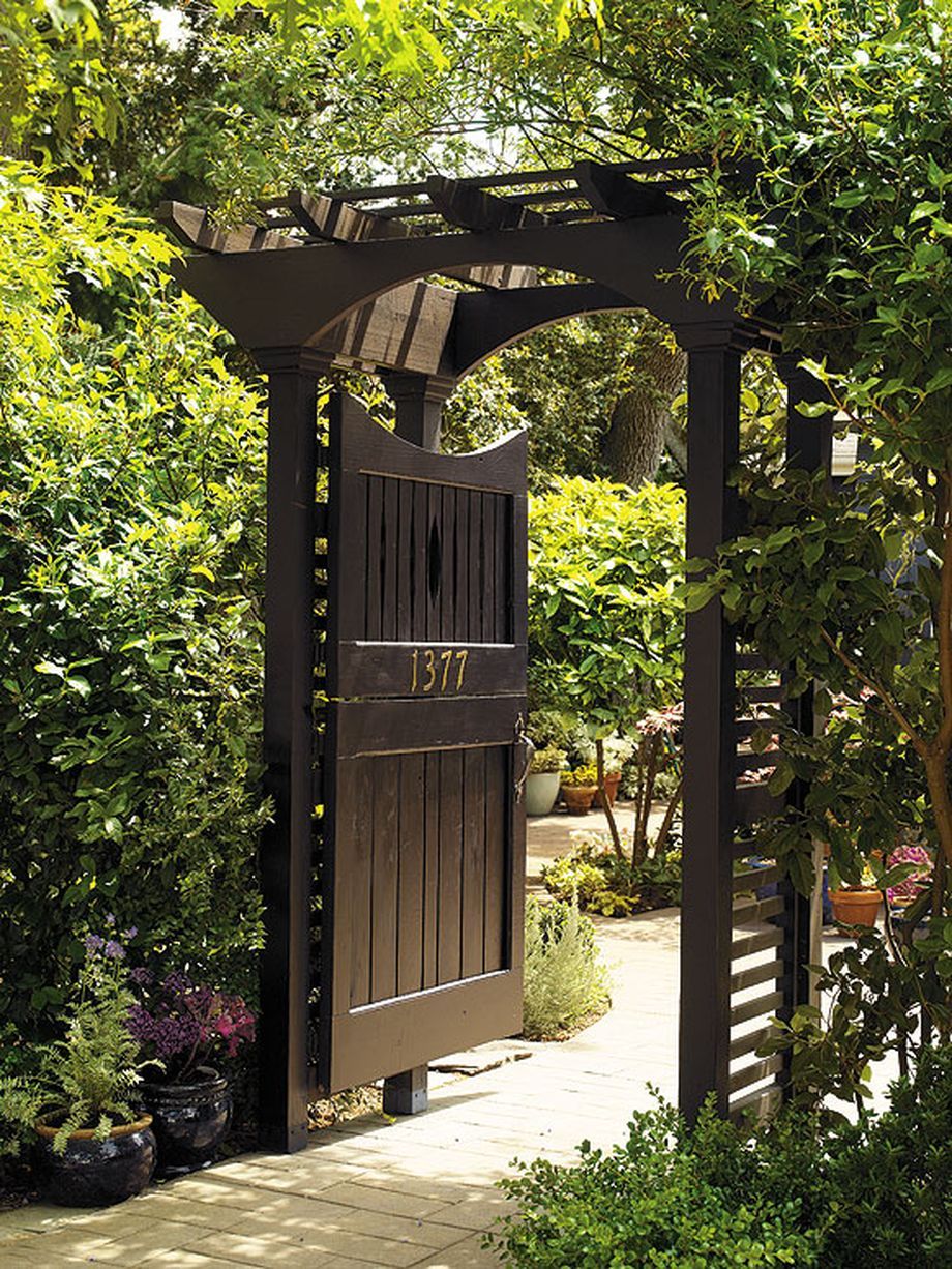 Our Wood Roman Gateway