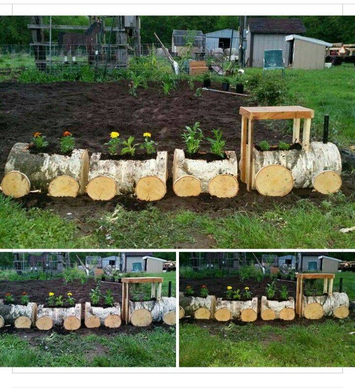 Wonderful Diy Log Planter