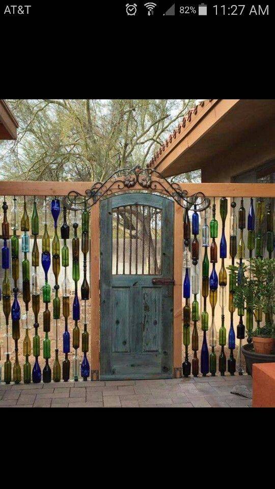 Diy Wine Bottle Garden Decor Ideas