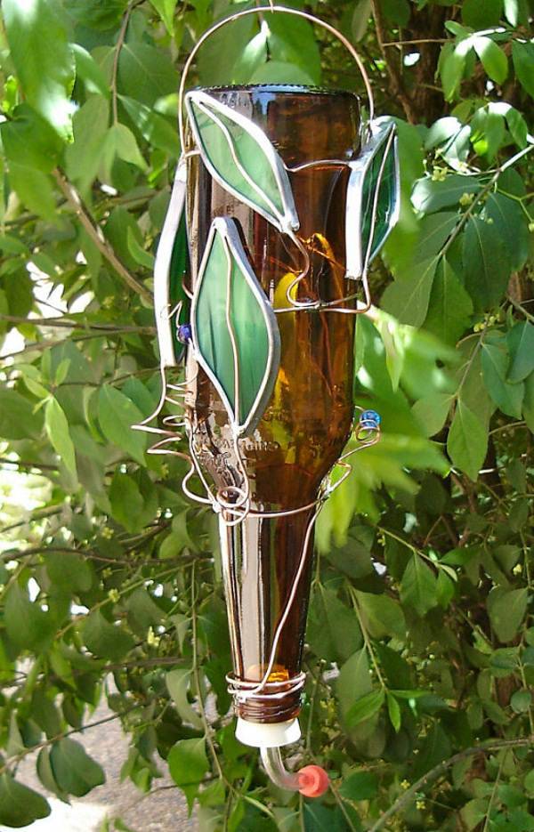 Diy Wine Bottle Garden Decor Ideas