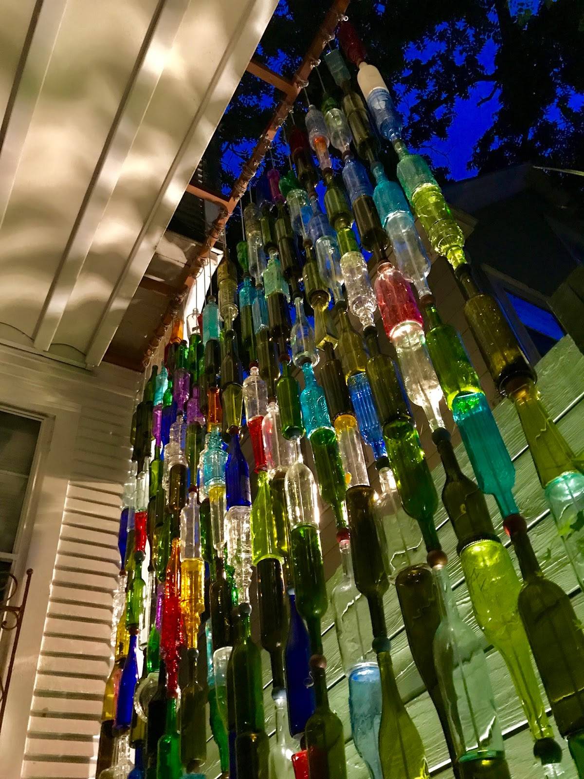 Diy Wine Bottle Garden Decor Ideas