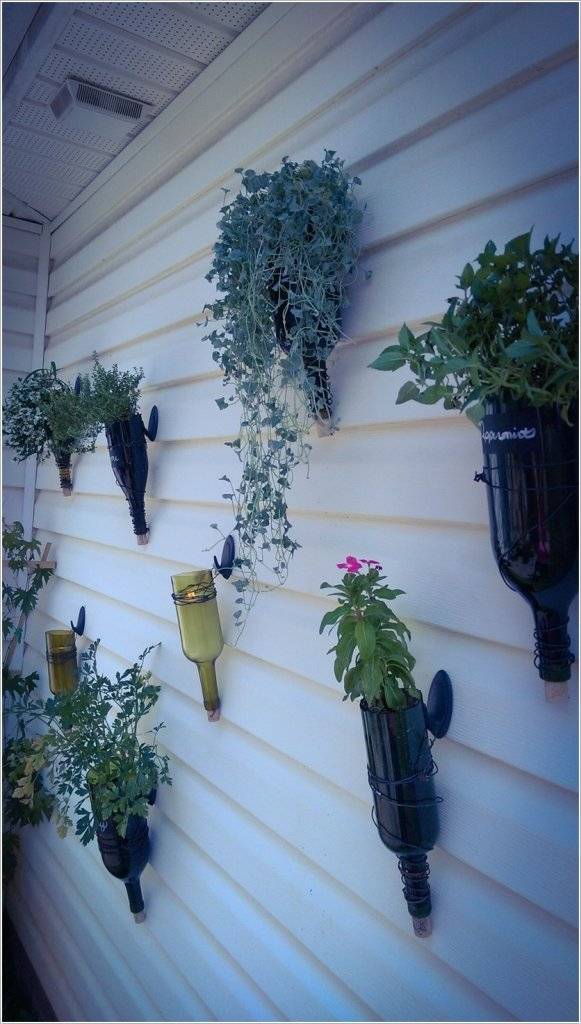 Wine Bottle Garden Border