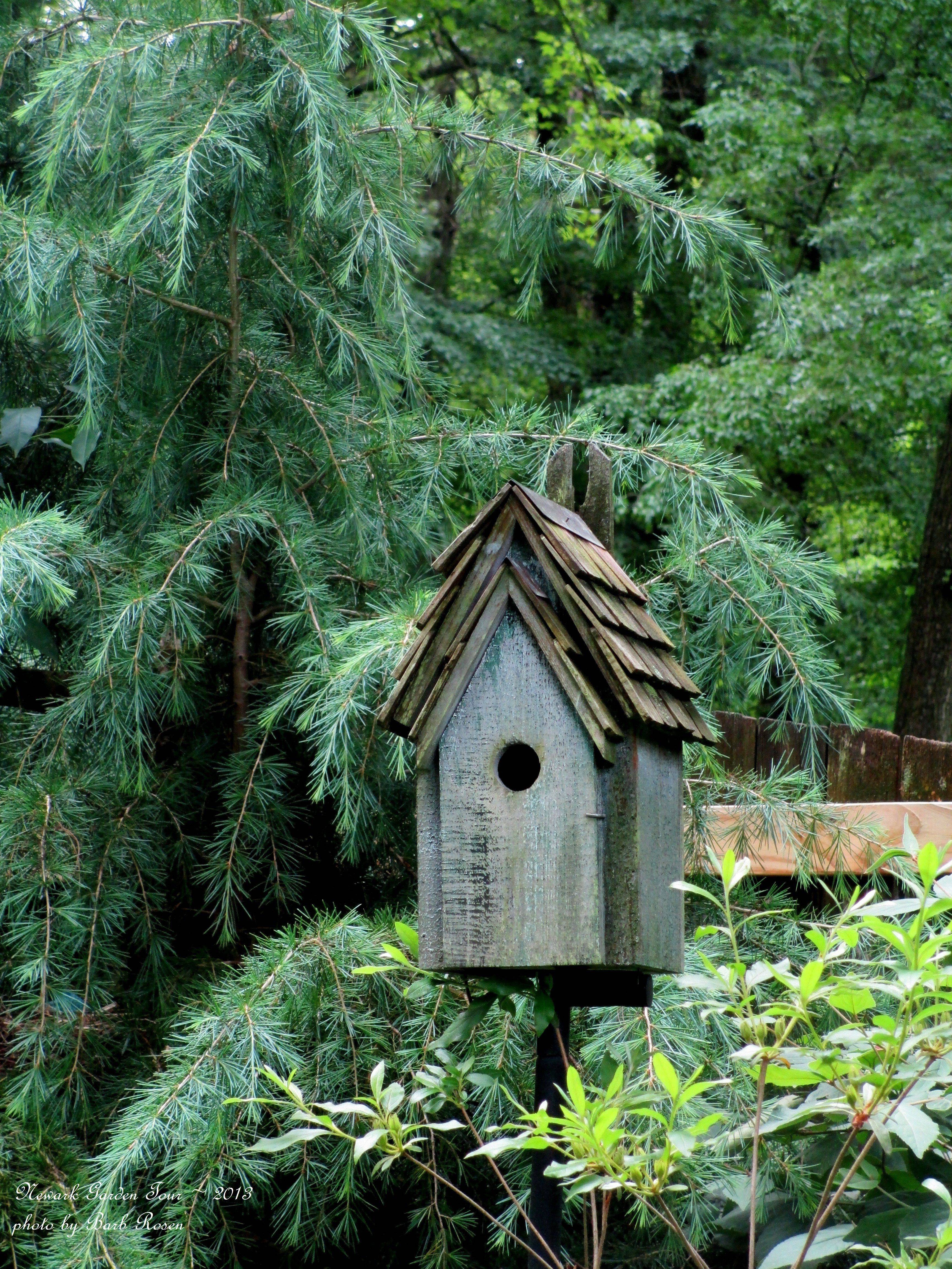 Hand Painted Bird Box Bird House