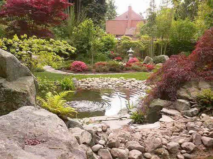 Simple Oriental Themed Front Garden Garden Inspiration