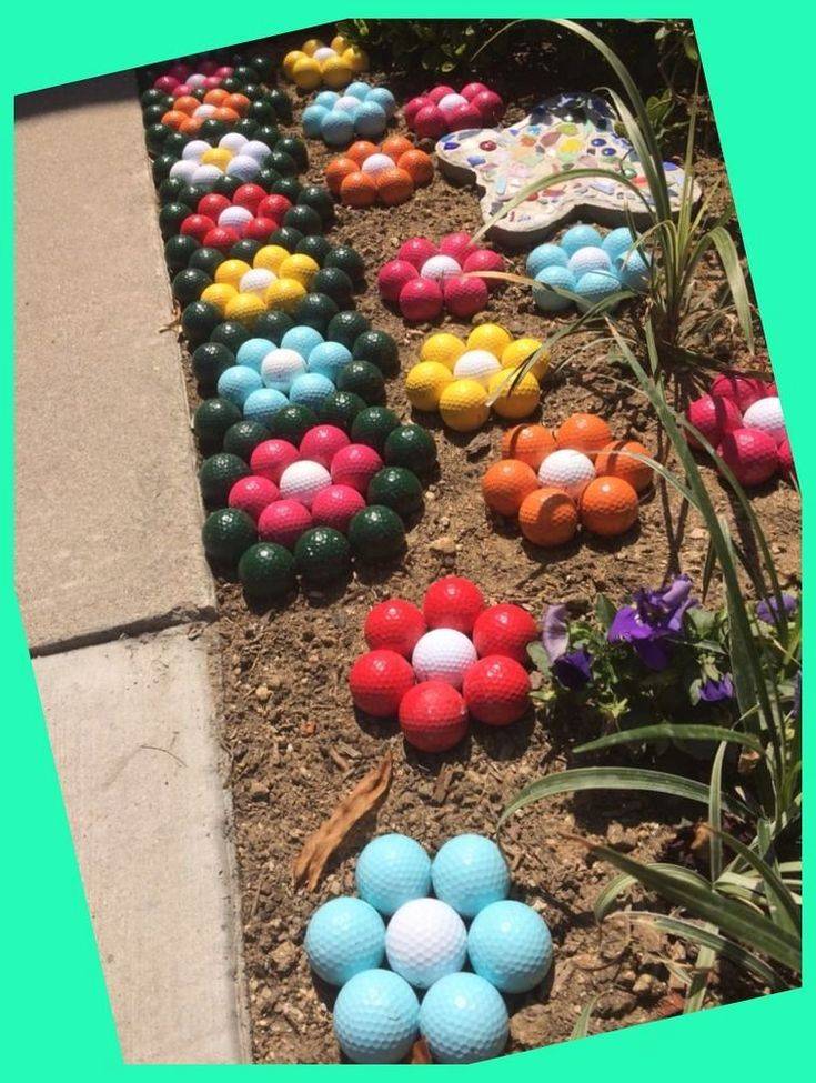 22 Golf Ball Crafts Garden Ideas For This Year SharonSable
