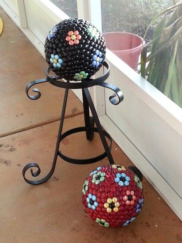 Bowling Ball Garden Accent