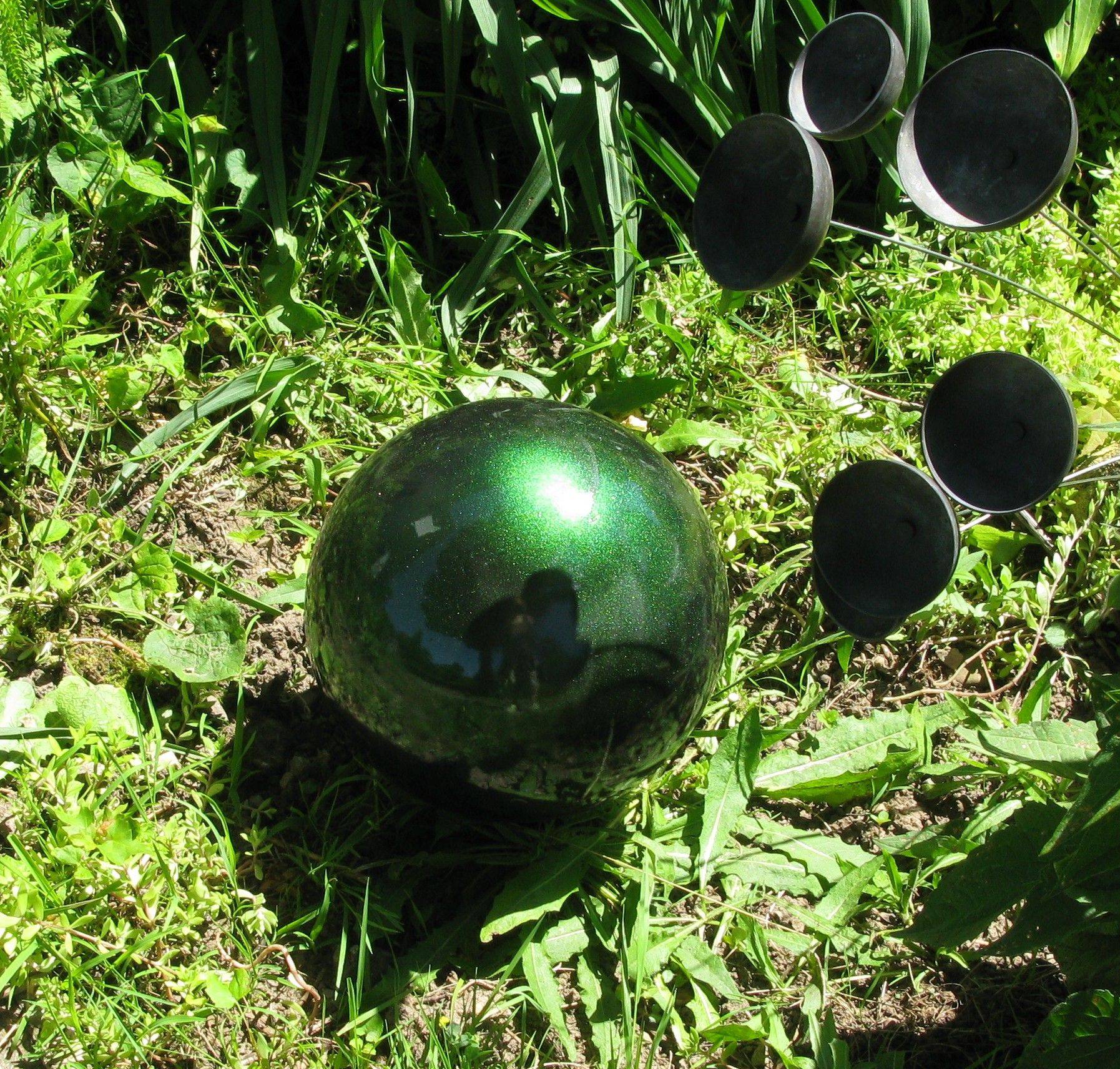 Bowling Ball Yard Art