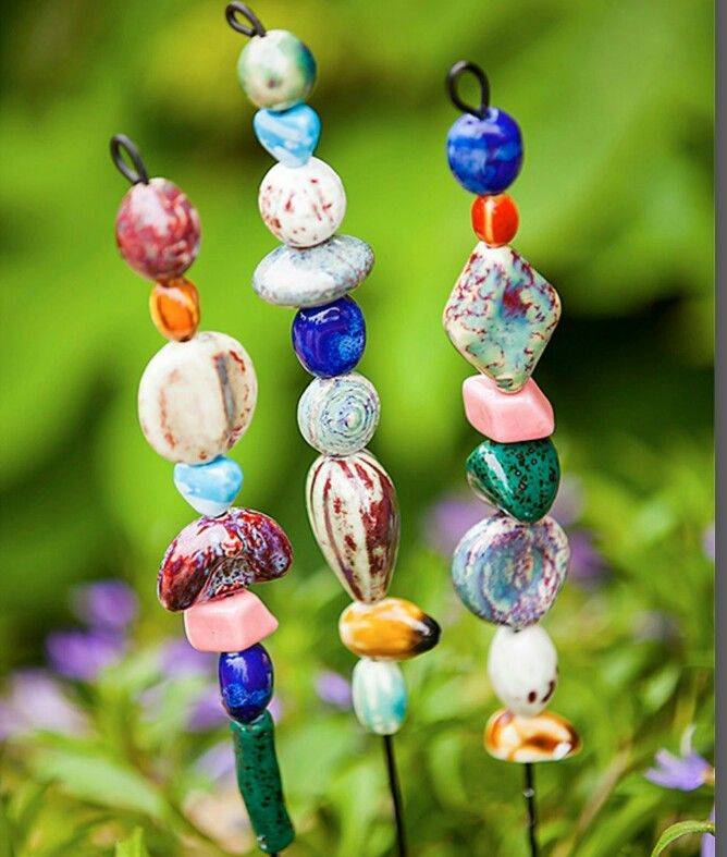 Your Own Glass Beaded Garden Sparklers
