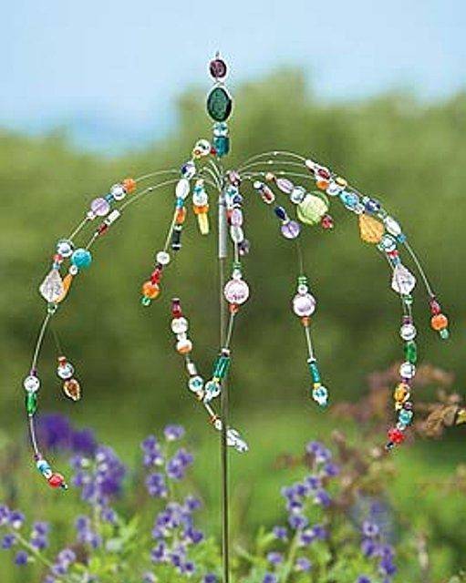Yard Art Garden Decor Glass