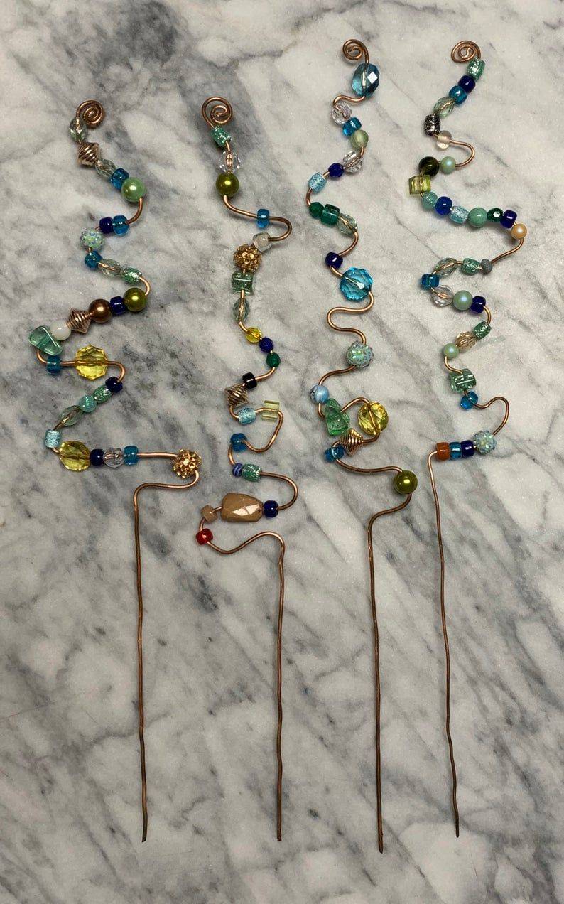 19 DIY Beaded Garden Stakes Ideas To Consider SharonSable