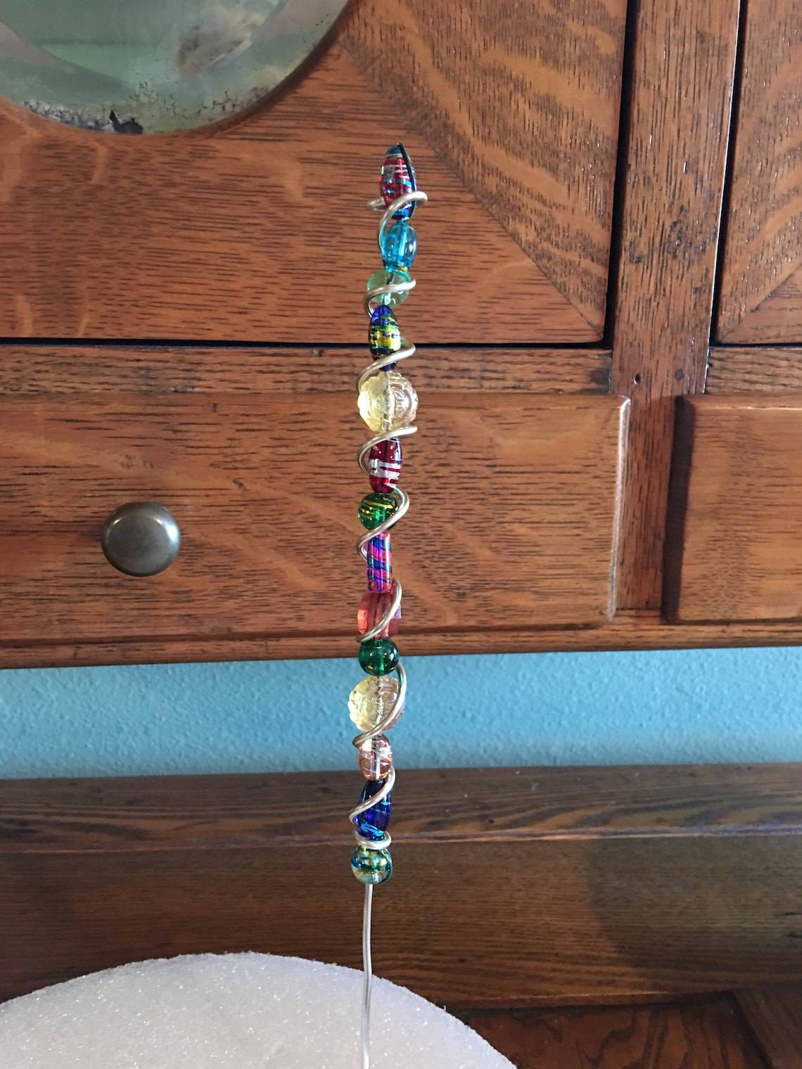 19 DIY Beaded Garden Stakes Ideas To Consider SharonSable