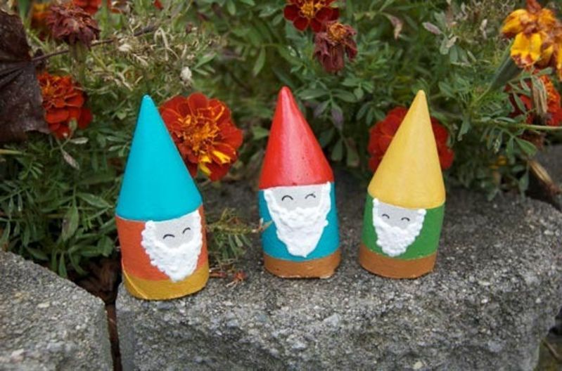 Stick Garden Gnomes Kid Craft Idea