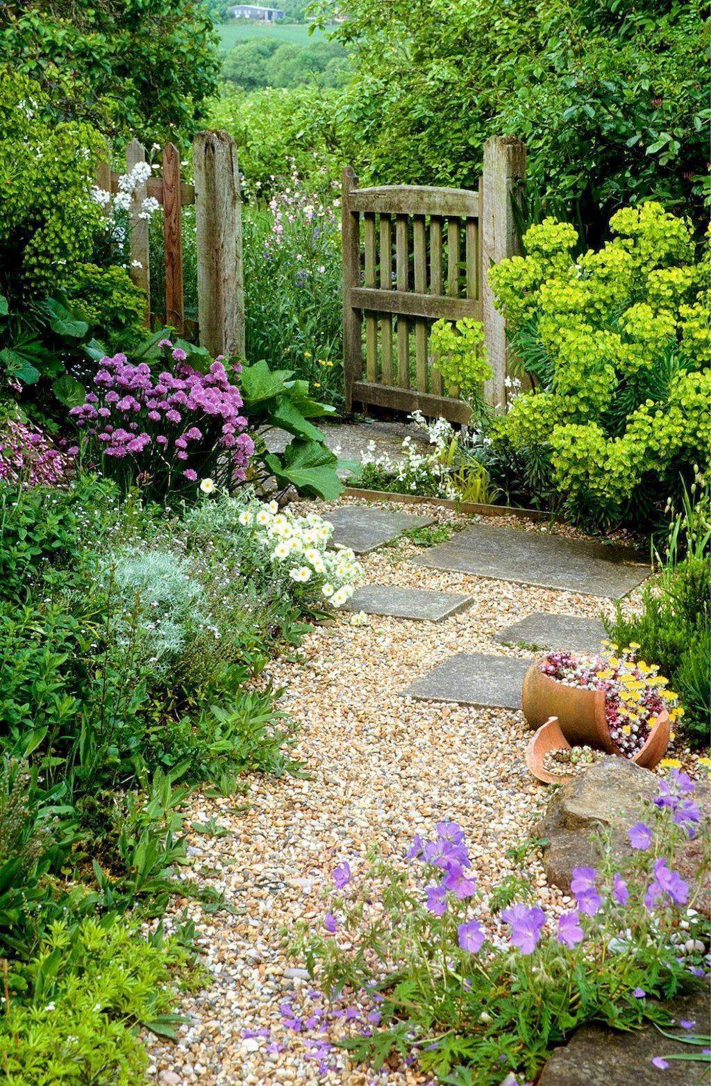 Beautiful Front Yard Cottage Garden Landscaping Ideas Cottage