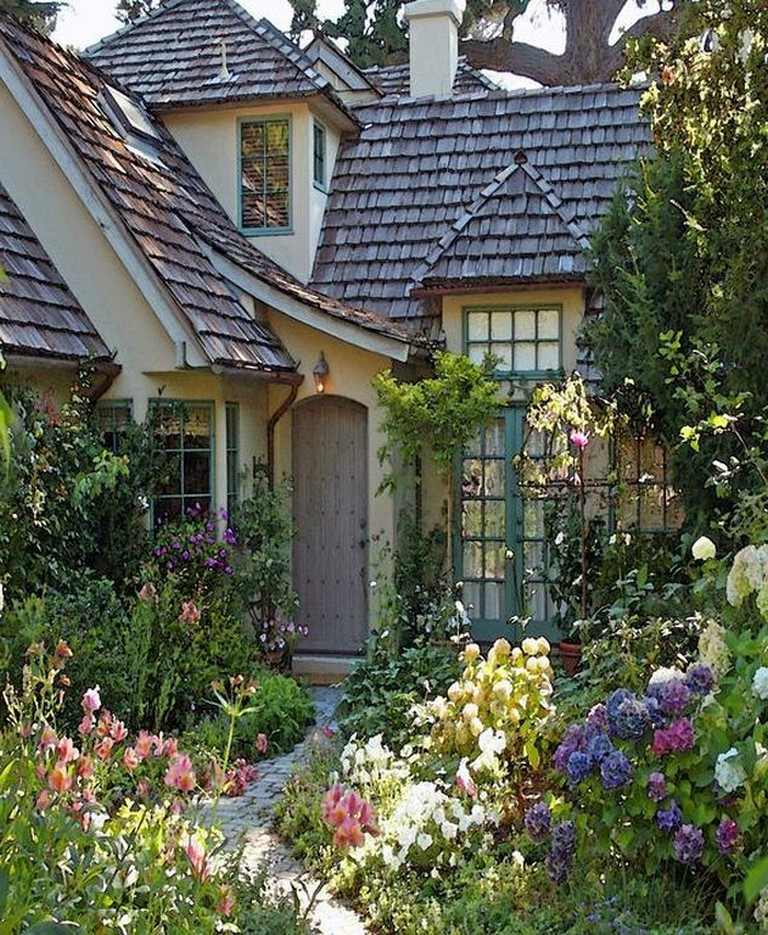 Beautiful Front Yard Cottage Garden Landscaping Ideas Cottage