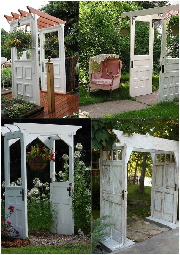 Best Old Door Outdoor Decor Ideas