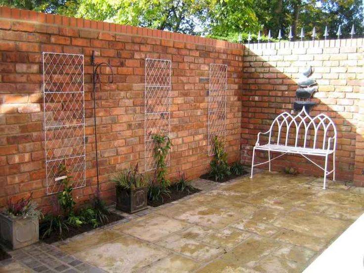 Brick Wall Garden Designs