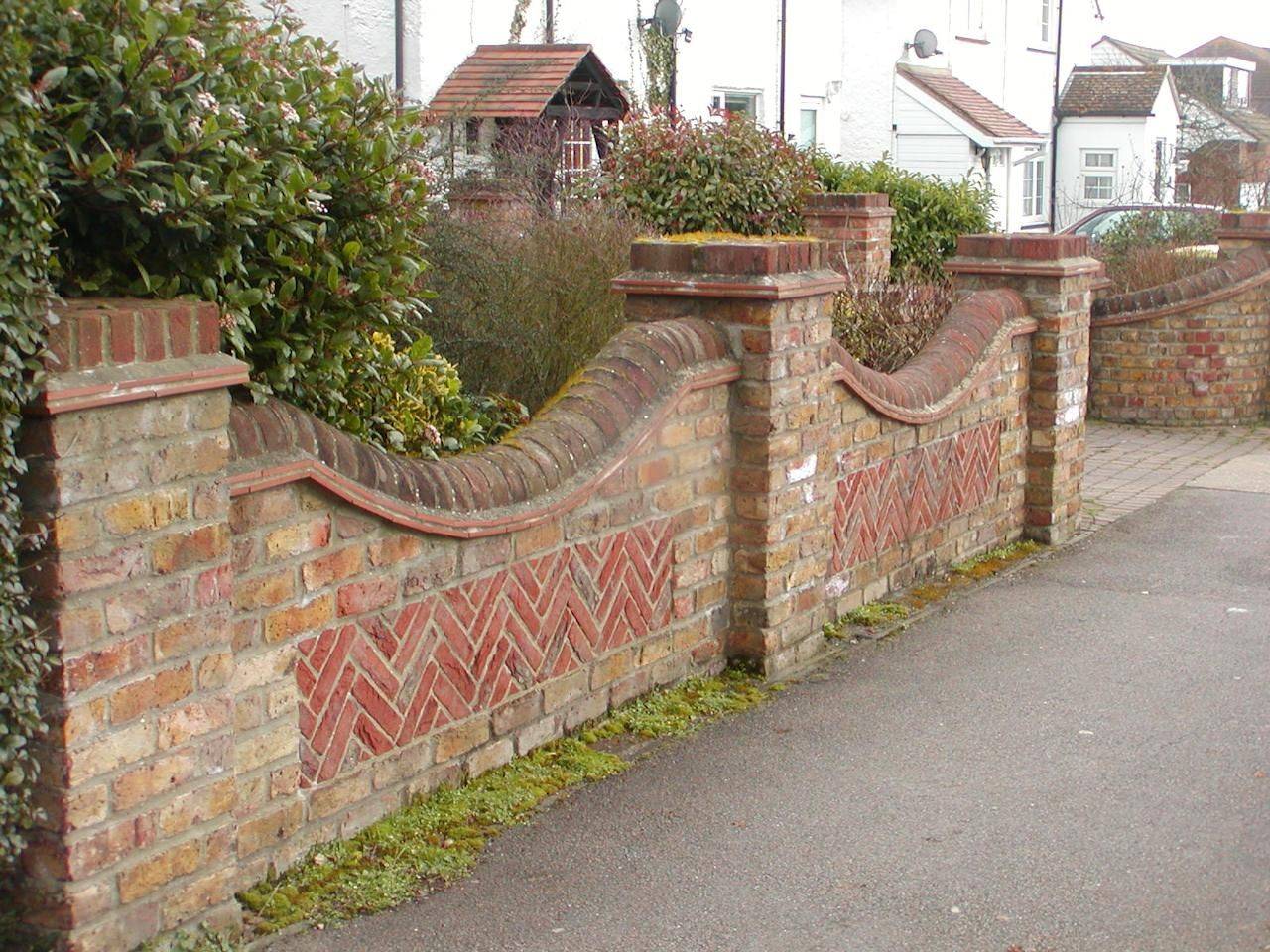 Download Brick And Flint Wall Stock Photo