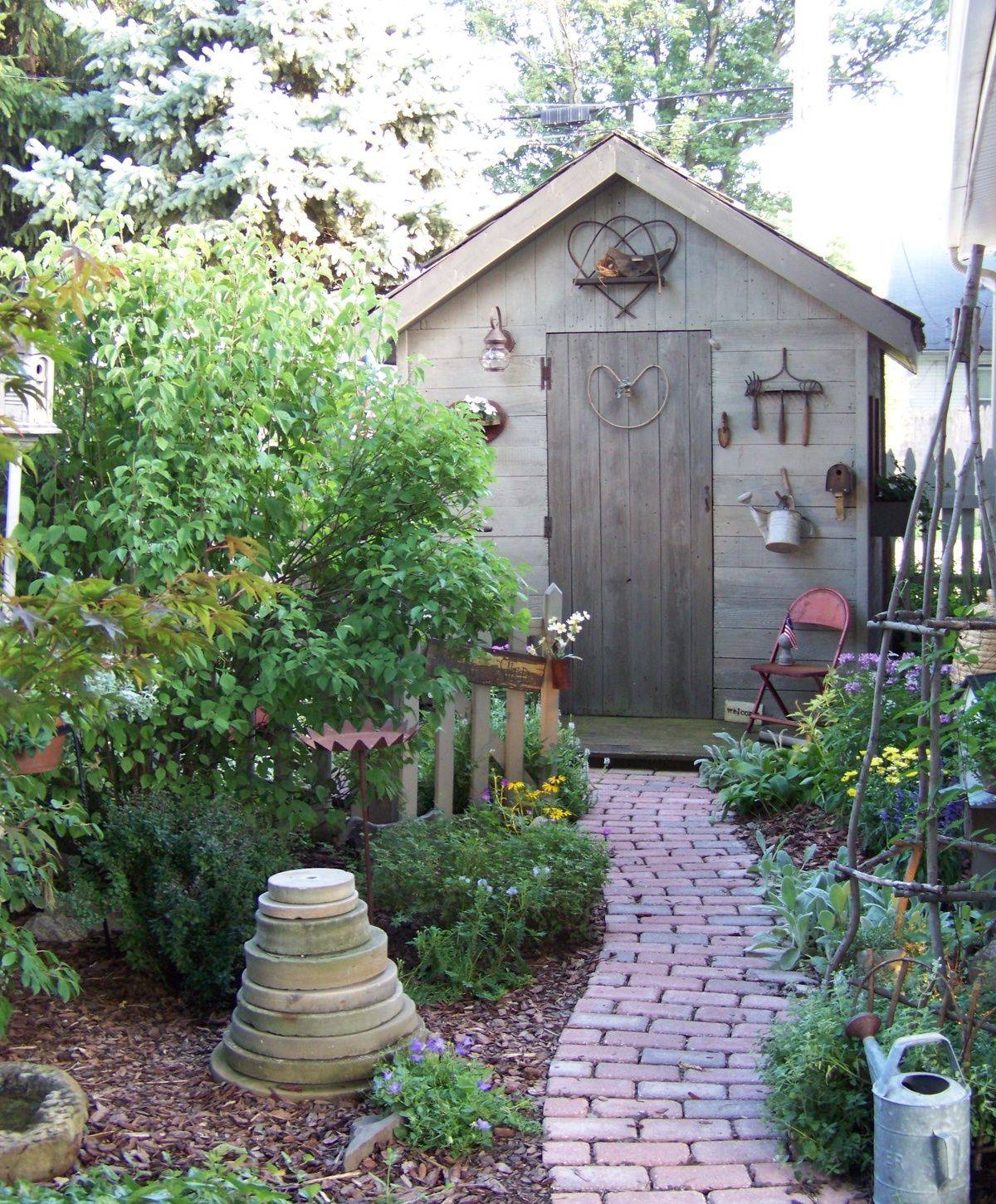 A Shabby Chic Garden Shed