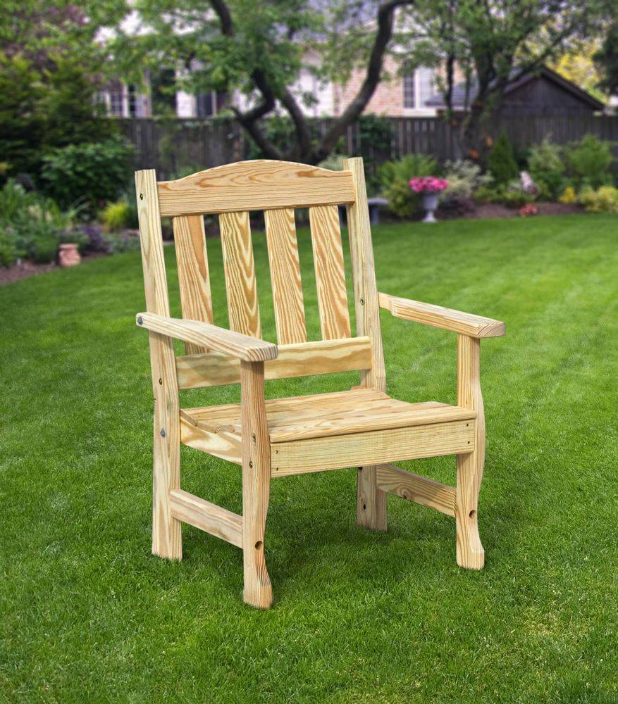 Polyresin Traditional English Outdoor Chair
