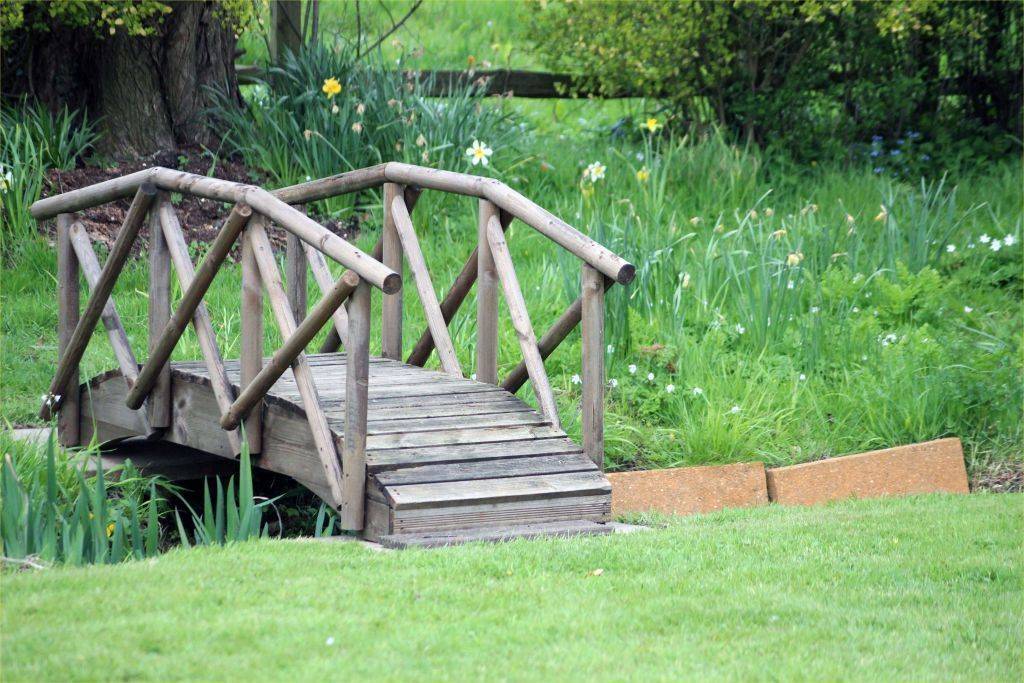 A Small Garden Bridge Backyard Bridges