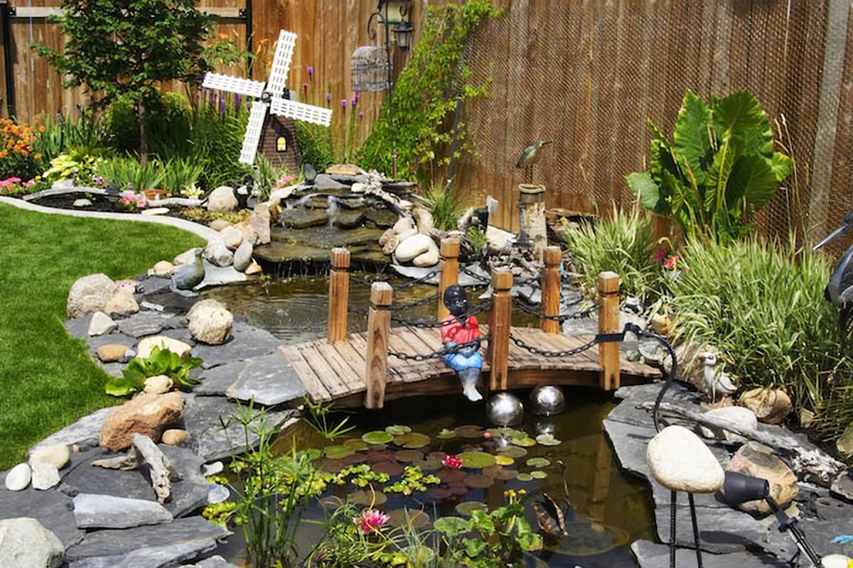 Bridge Ponds Backyard