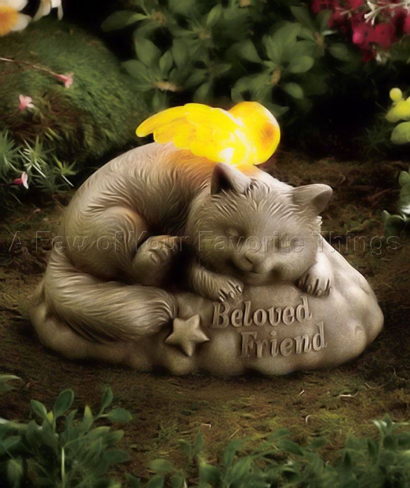 Cast Stone Birdwatching Cat Garden Statue