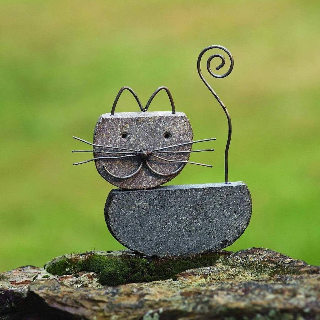 Large Loving Friend Memorial Pet Cat Statue