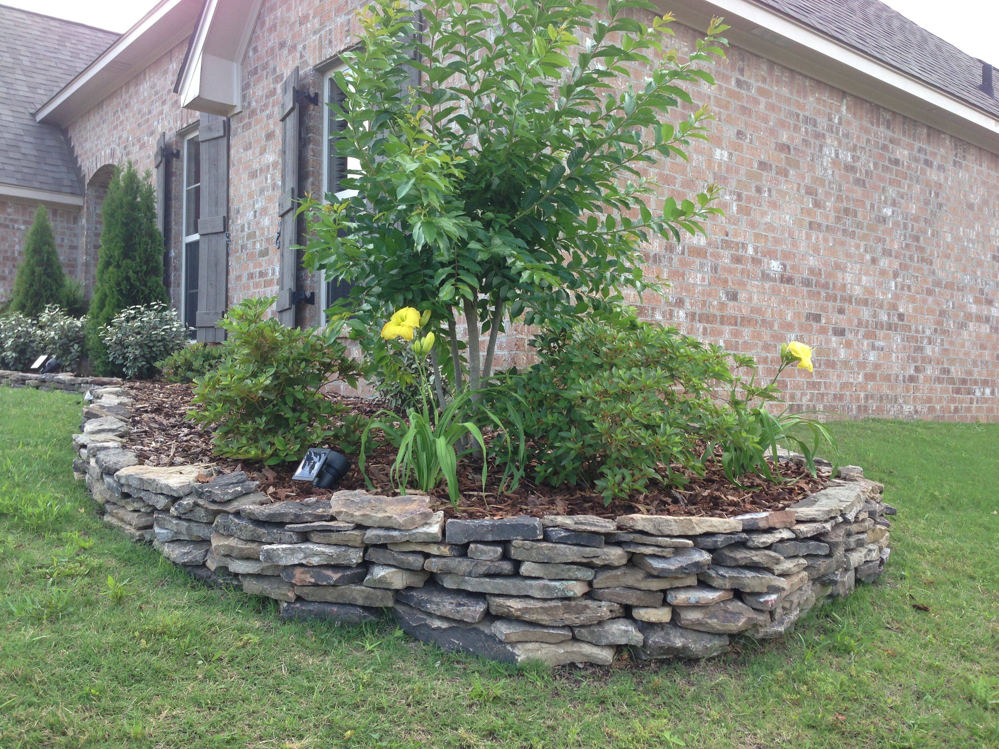 Dry Stack Stone Wall Lakehouse Ideas