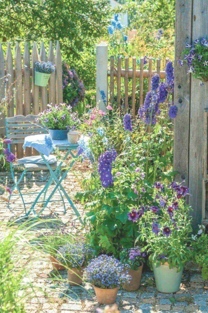 Flowers Rustic Garden Fence