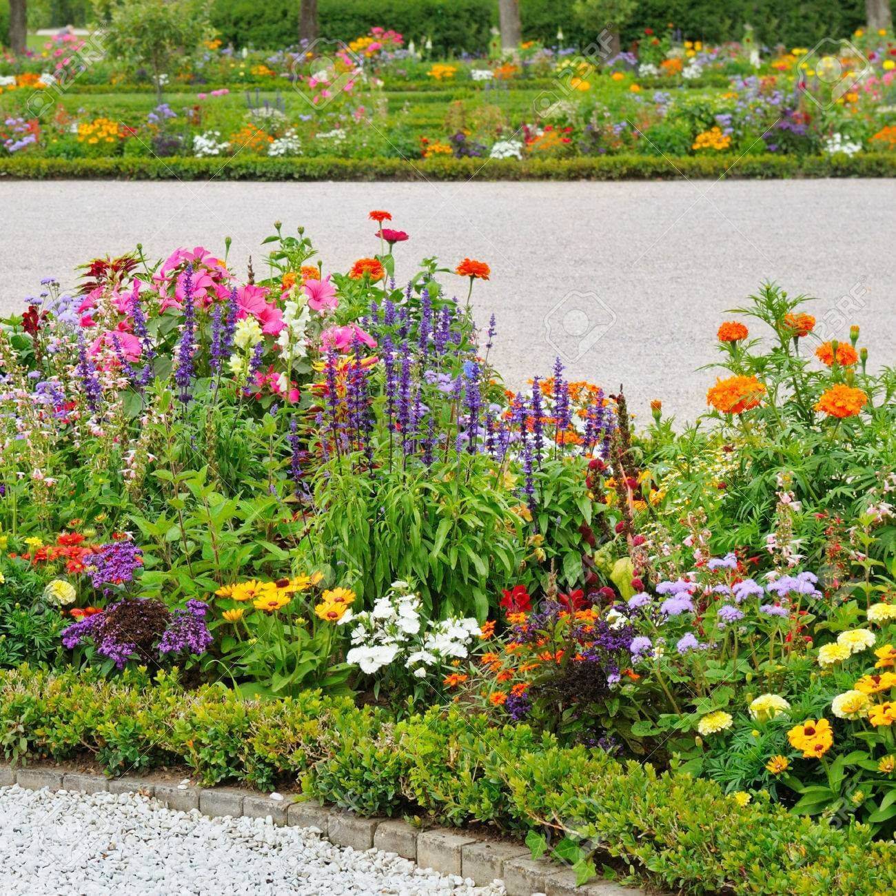 Widescreen Flower Garden Wallpapers