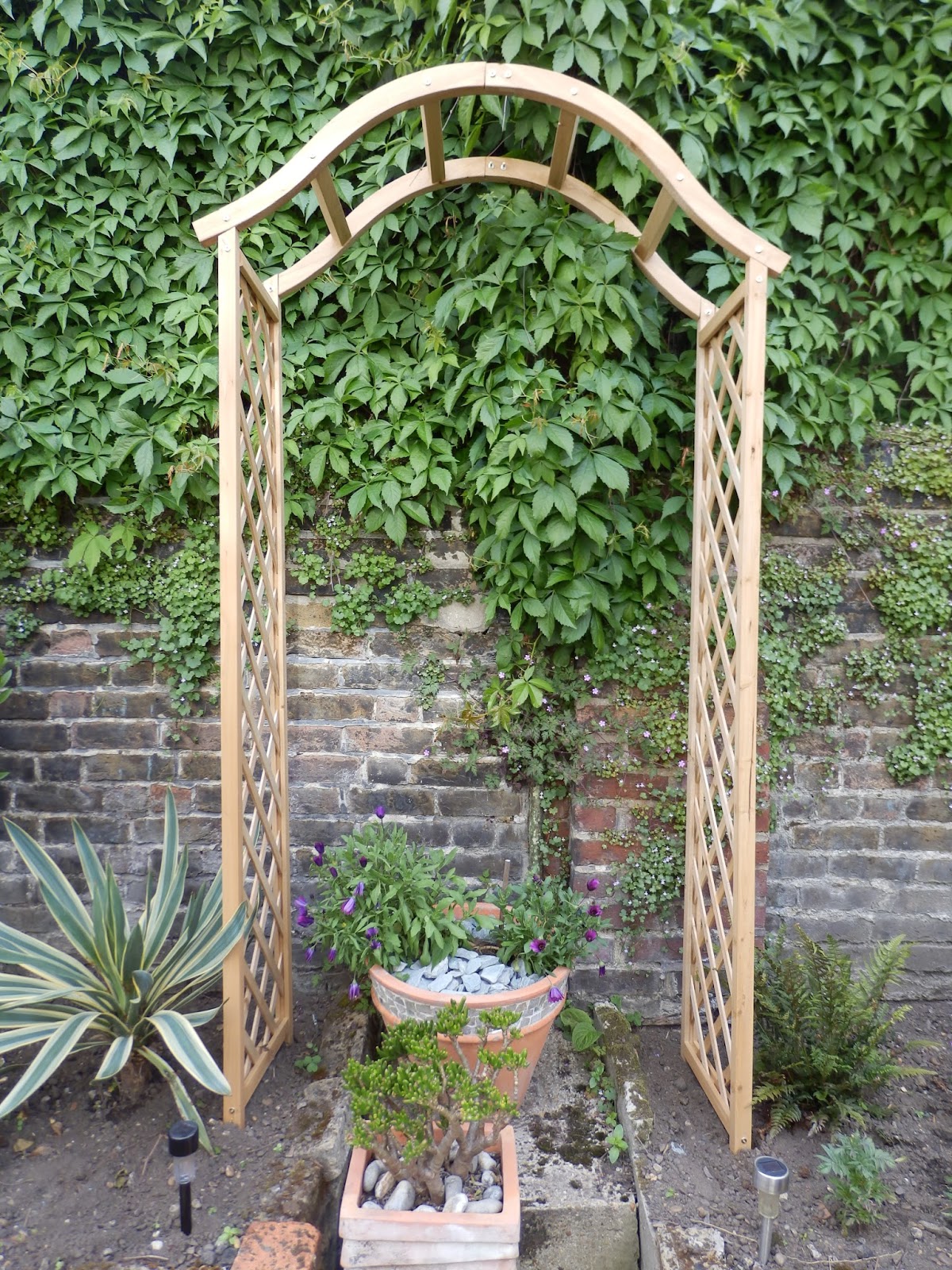 Ft Garden Decoration Climbing Plants Arch Steel Arbor