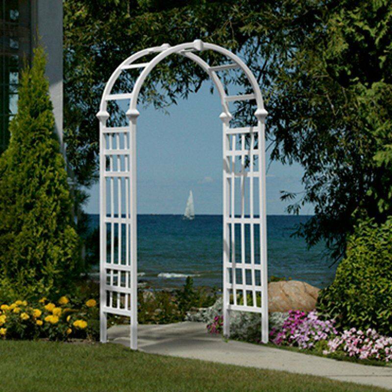 White Country Arbor Outdoor Life