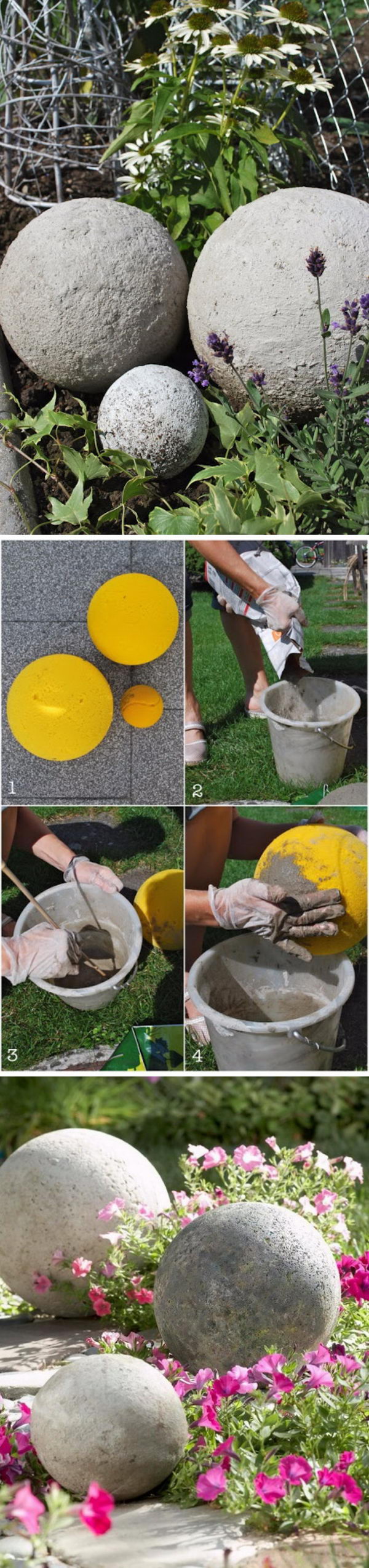 Diy Concrete Garden Decor