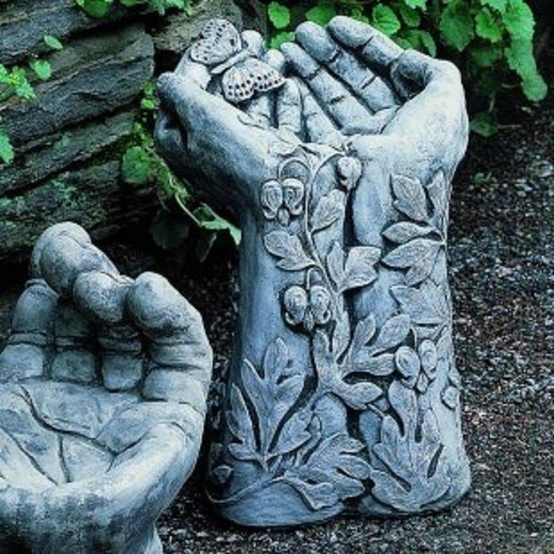 Diy Concrete Garden Ornaments Youtube