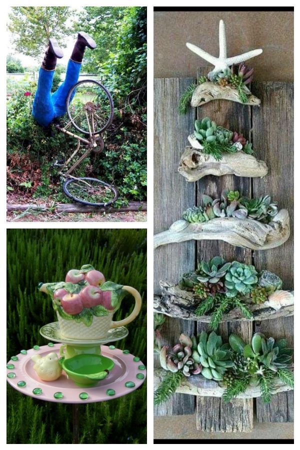 11 Making Garden Art From Junk Ideas To Consider SharonSable